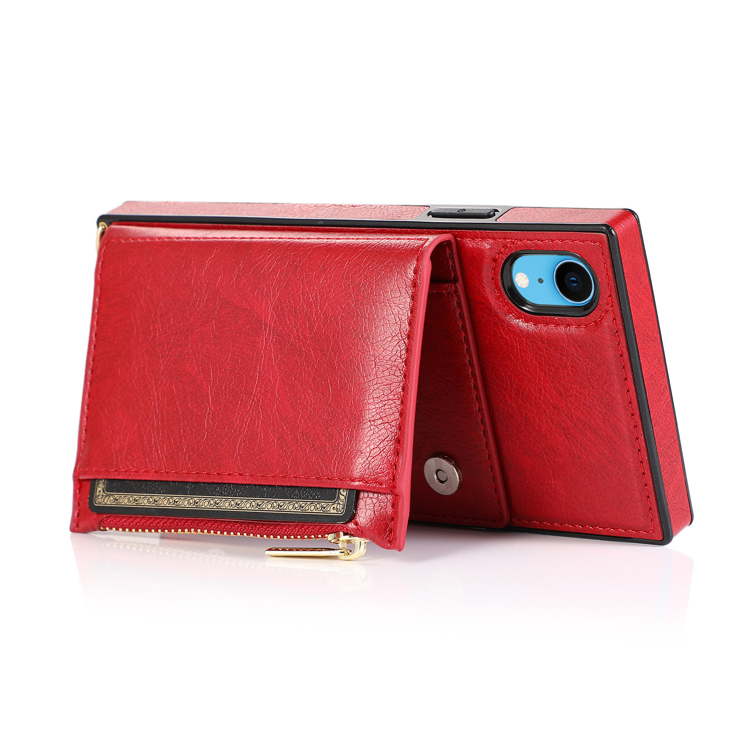 Crossbody Phone Case For Iphone 13 Wallet Protective Leather Cover_voghion.com