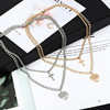Accessory, pendant, necklace, metal chain, European style, suitable for import, simple and elegant design