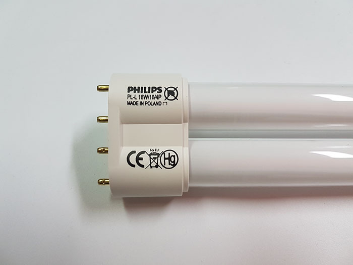 PHILIPS飞利浦紫外线灯管PL-L 18W/10/4P 2G11 220mm无影胶固化灯