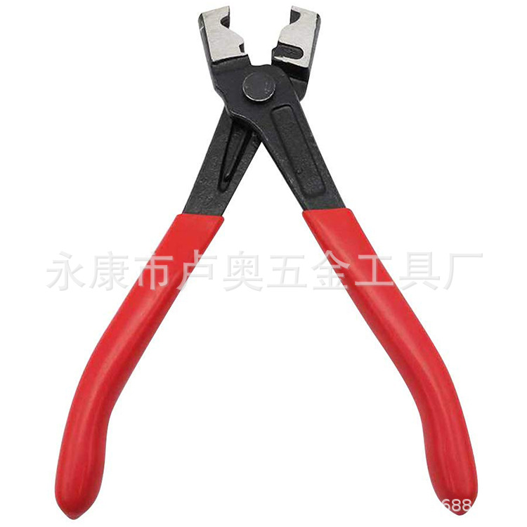 Abrazadera de tubo de automóvil abrazadera de tubo de garganta recta abrazadera de hebilla abrazadera de aro abrazadera de tubo de garganta curvada herramienta de reparación de automóviles