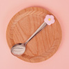 Cartoon cute children's spoon stainless steel, coffee mixing stick PVC from soft rubber, ice cream