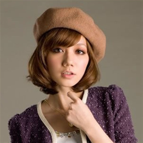 Korean Autumn/Winter Women's Wool Beanie Cap Dandelion Hat Painter's Hat B001 Hat