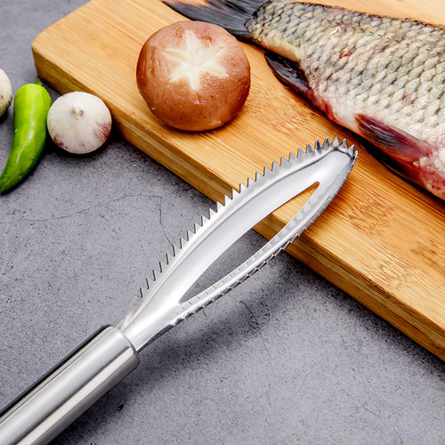 Wholesale stainless steel fish scale planer, household scale scraping tool, kitchen gadgets, commercial fish killing and scaling tool