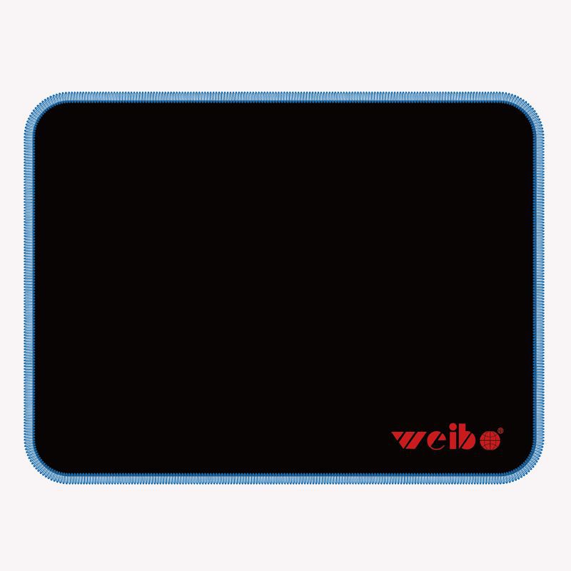 Alfombrilla de ratón Weibo antideslizante con bordes cosidos, gruesa, sin olor, K6, fabricante, venta al por mayor, estilo para juegos electrónicos.