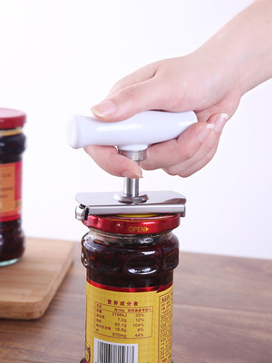 不锈钢开瓶器拧盖器厨房小工具实用多功能省力开罐器拧旋瓶盖批发|ms