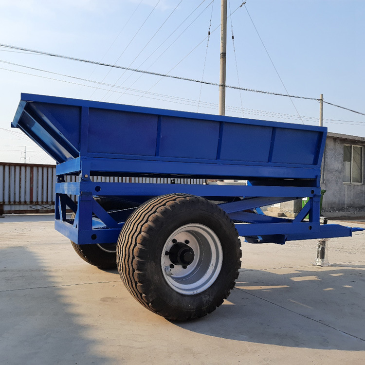 升举拖车500宽胎适用湿地山地双油缸液压升降榴莲香蕉升高自卸斗