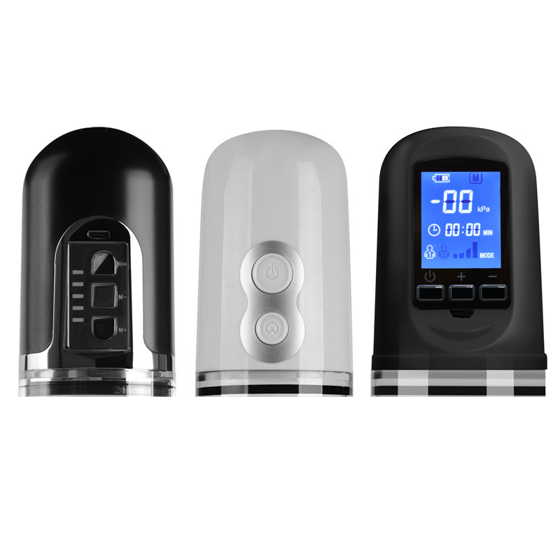 廠家男用陰莖飛機杯鍛煉訓練器壹代充電 二代LCD 三代電池款