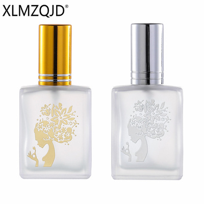 Shelf XB61-15ml Gold and Silver Frosted glass Perfume bottle Separate bottling/Spray bottle/Pressing bottles