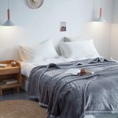 加厚紫貂绒400克法兰绒柔滑保暖毛毯外贸毯子(花型问客服)|ru