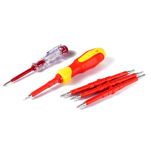 WEEKS electrician batch telecommunications insulation multi-purpose repair tools multi-purpose combination chromium vanadium steel screwdriver set