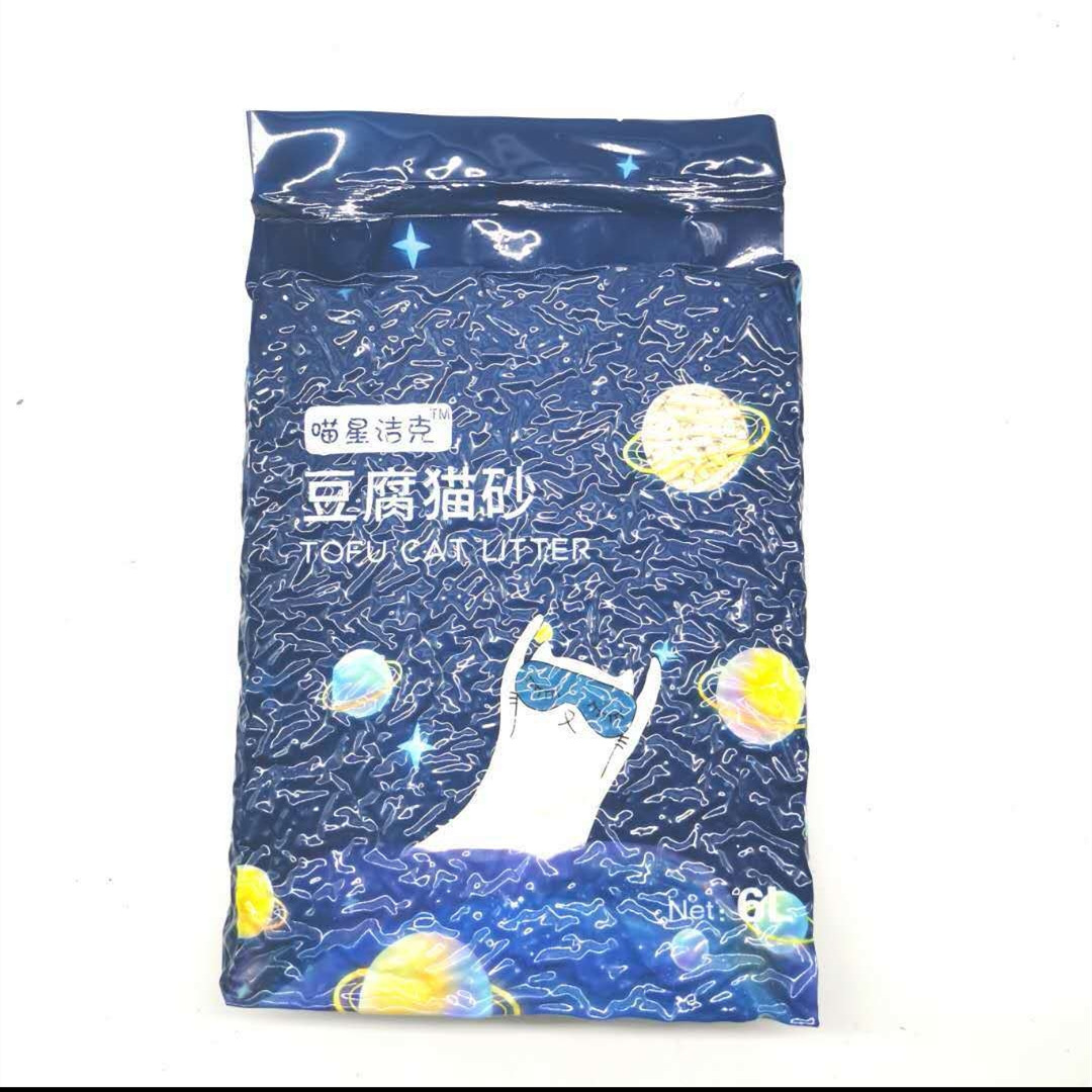 Fabricantes transfronterizos al por mayor arena de gato té verde original agua de miel de melocotón tofu arena de gato aglomerado bajo polvo arena de gato de maíz lavable