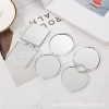 Cartoon handheld cute small folding double-sided mirror