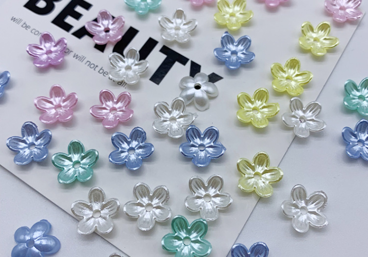 Factory direct sales of ABS mid-hole headwear, hairpin accessories, small flower diy handcrafted retro headwear accessories, versatile detail image 8