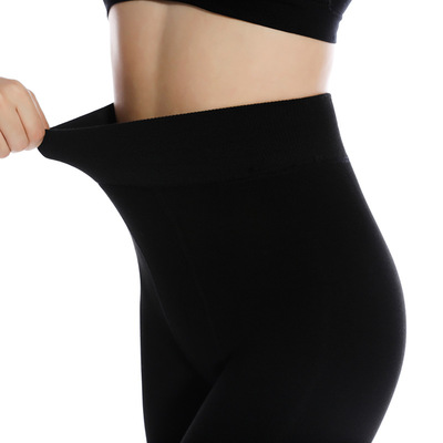 Autumn and winter Cotton Leggings Exorcism Plush thickening Nine points Stirrup one Panties keep warm Primer Panty hose