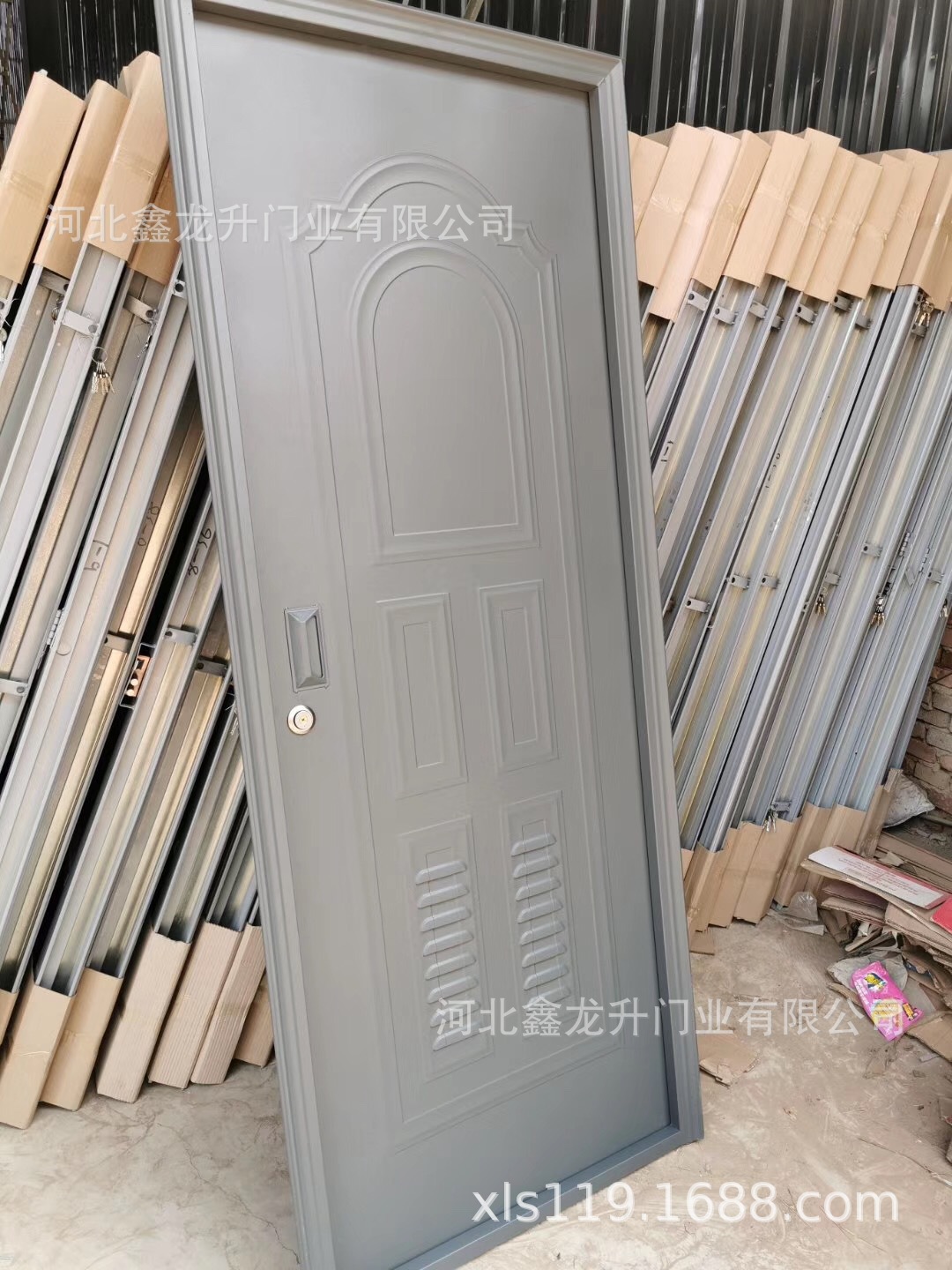 河北简易复合门厂家地下室双层门 储藏间简易防盗门铁皮复合门-阿里巴巴