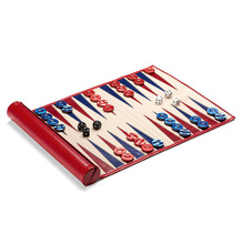 ƸƷ|ƤPLeather travel backgammon set pP