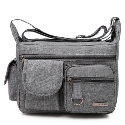 批发男士单肩包都市休闲防水牛津布斜挎包时尚通勤男包跨境小挎包|ms