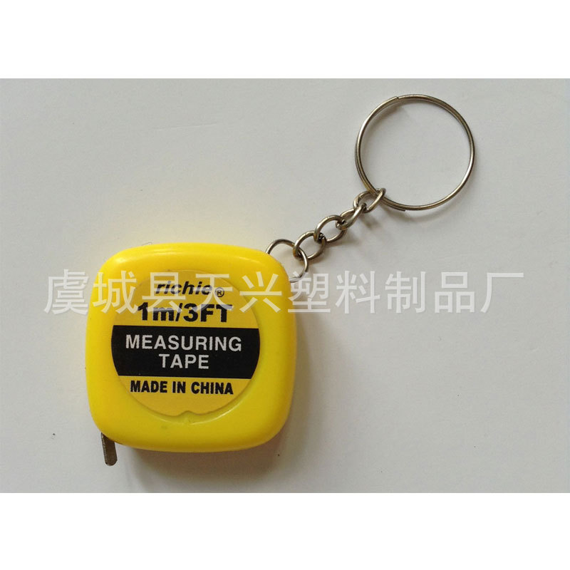 厂家批发迷你卷尺logo1m2m量度工具可宣传广告