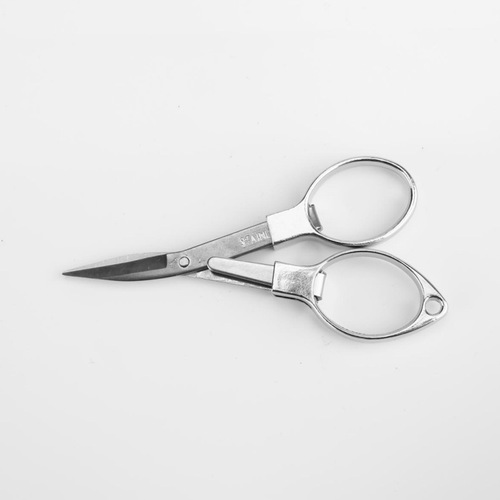 Fishing 8-character scissors, stainless steel metal fishing tools small scissors can stretch fishing small scissors for children, wholesale