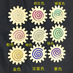 Handmade diy wood chips busy board wooden accessories animal puzzle wood chips early education educational decoration cross-border exclusive supply