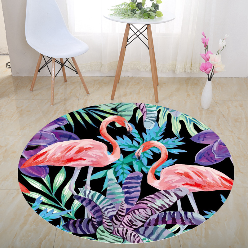 Transfronteriza visión estéreo blanco y negro ronda alfombra de la sala de estar dormitorio mesa de café alfombra de piso 3D ilusión trampa puede ser enviado en nombre