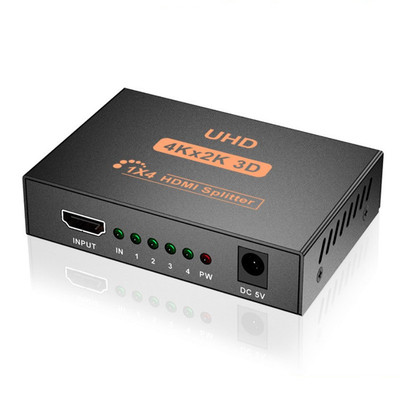 HDMI1 Into four 4K*2K hdmi Screen splitter 14 high definition hdmi distributor converter 4K