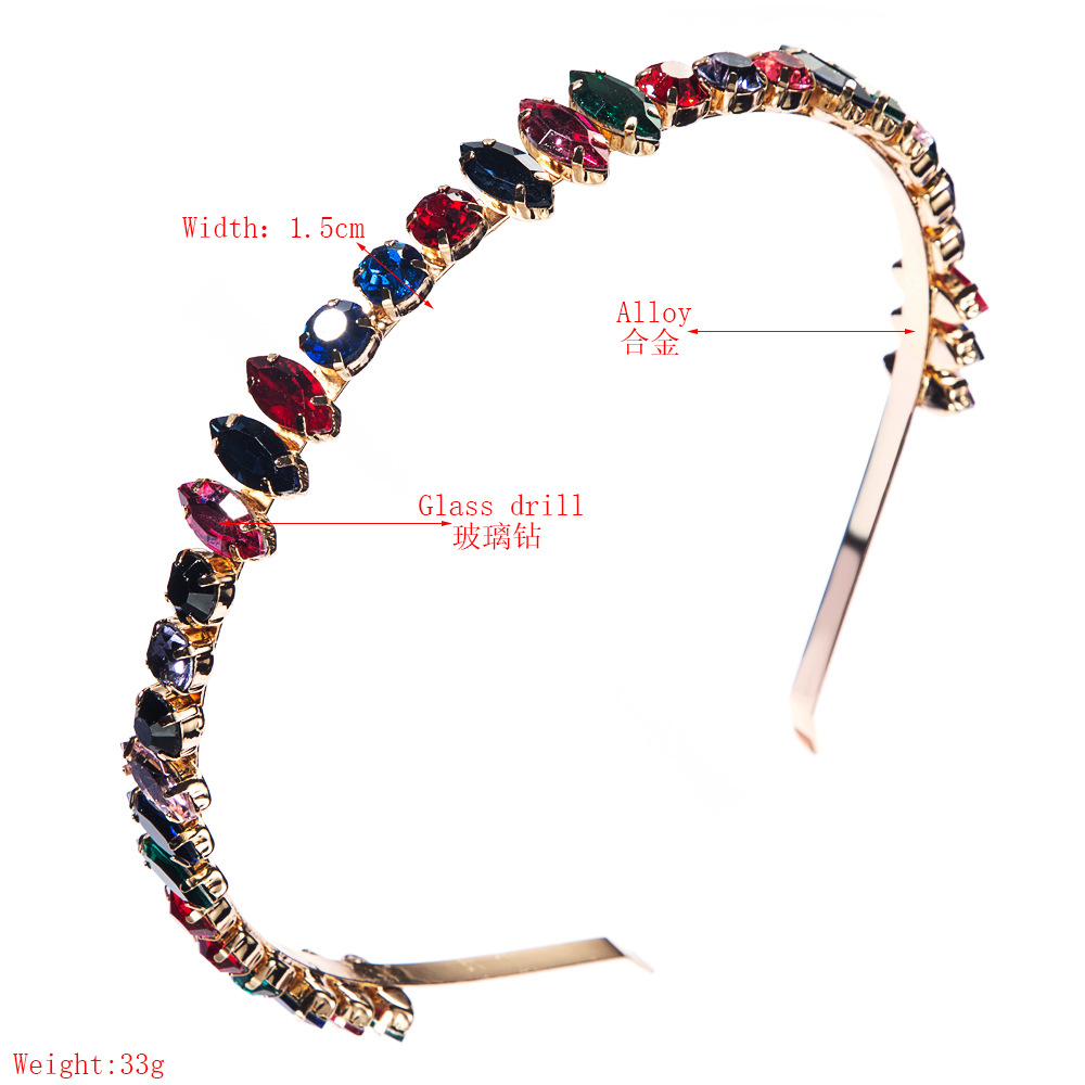 Korean New Fashion Thin-edged Alloy Retro Baroque Cheap Headband Wholesale display picture 1