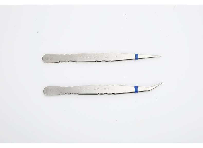 尖头长镊子聂夹子工具维修弯头毛小捏手帐账多用大不锈钢手工燕窝