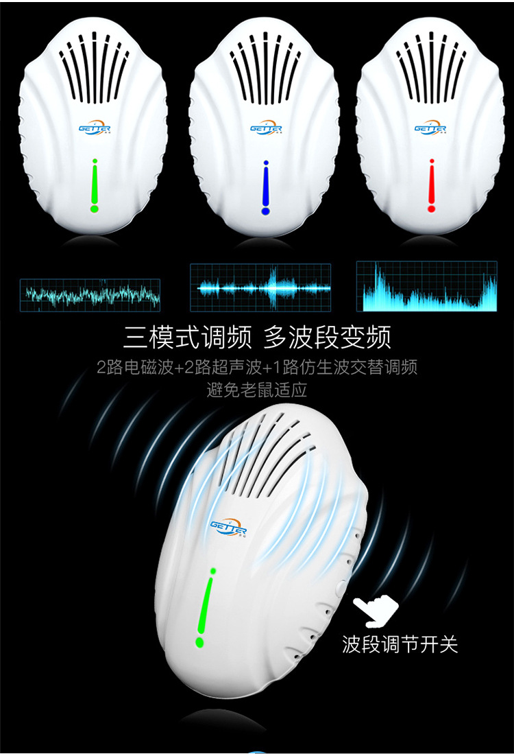 定制电子驱鼠驱虫器大功率多功能变频驱鼠器超声波驱蚊驱鼠驱虫器详情10