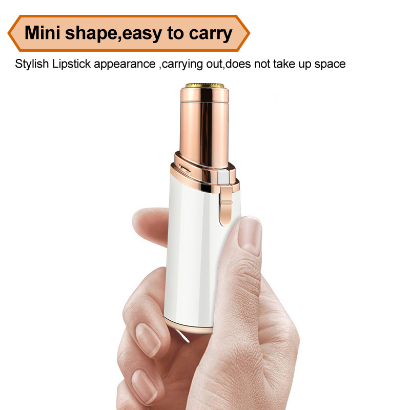 亚马逊新款口红脱毛仪电动迷你便携女士剃毛器全身通用电动刮毛刀