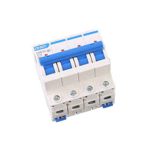 Chint circuit breaker air switch 1P 2P 3P 4P home protector plastic small air circuit breaker NXB-63