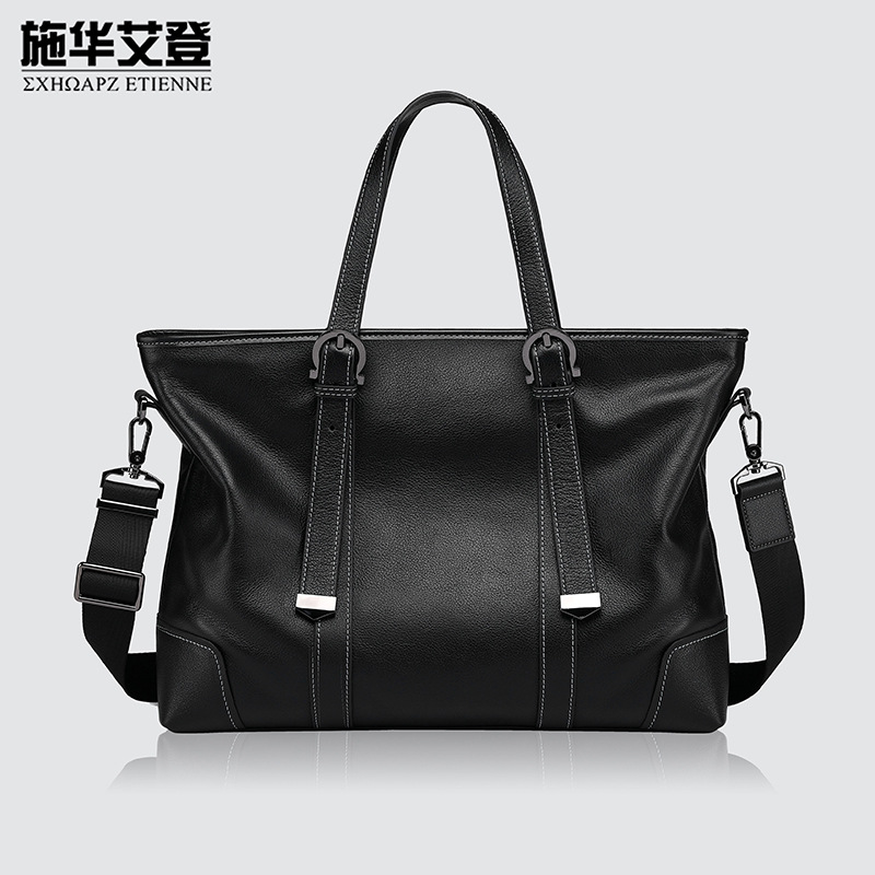 Hua Hua, Aydin business affairs genuine leather Hand leisure time Briefcase One shoulder Messenger Handbag wholesale On behalf of