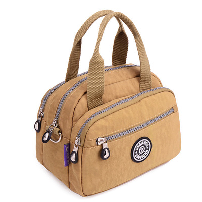 金巧儿新款手提斜挎两用尼龙水洗布包潮流韩版休闲女布包新款女包