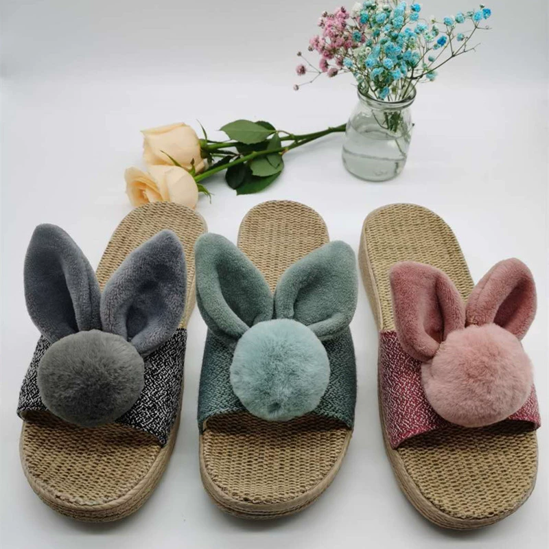 2021mxjj весенне-летние женские хлопчатобумажные и льняные корейские женские туфли, дышащие льняные тапочки с открытым носком, оптовая продажа с фабрики