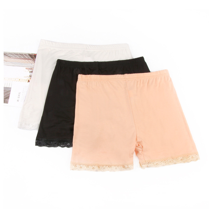 Spring and summer lady Large Safety trousers Anti emptied modal Ladies Underwear Lace Leggings Manufactor wholesale