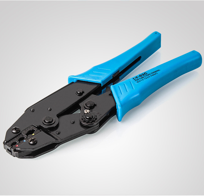 压线钳预绝缘端子压接钳棘轮式冷压端子钳LY-03C压接范围0.5-6mm