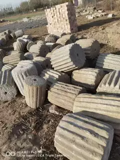 老石器老石滚老石臼旧青砖青石板各种流水摆件厂家现货出售