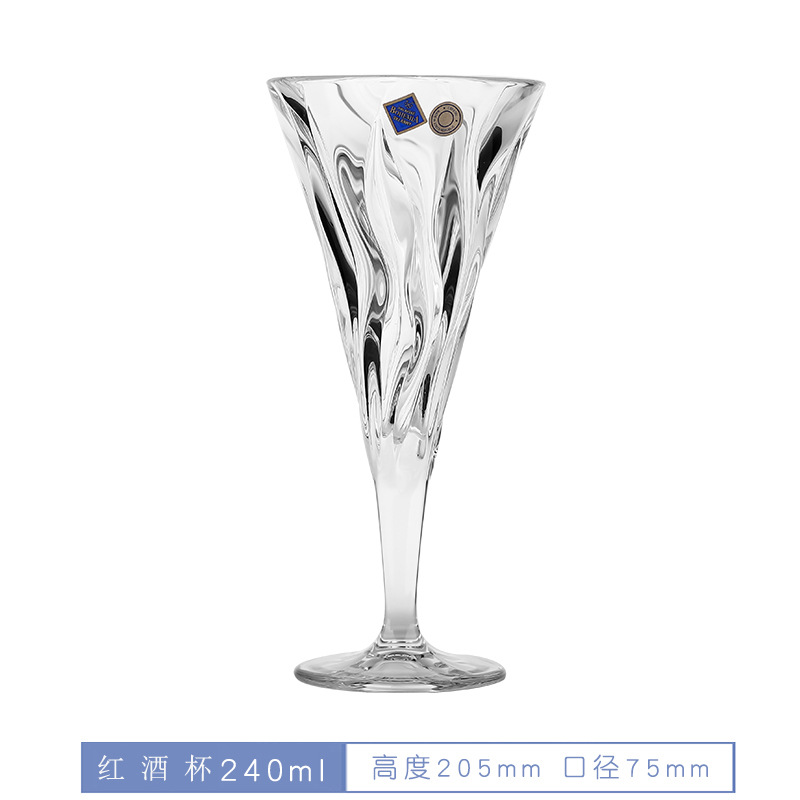 싱글 (레드 와인 글라스 240 ml) 버드 나무 잎