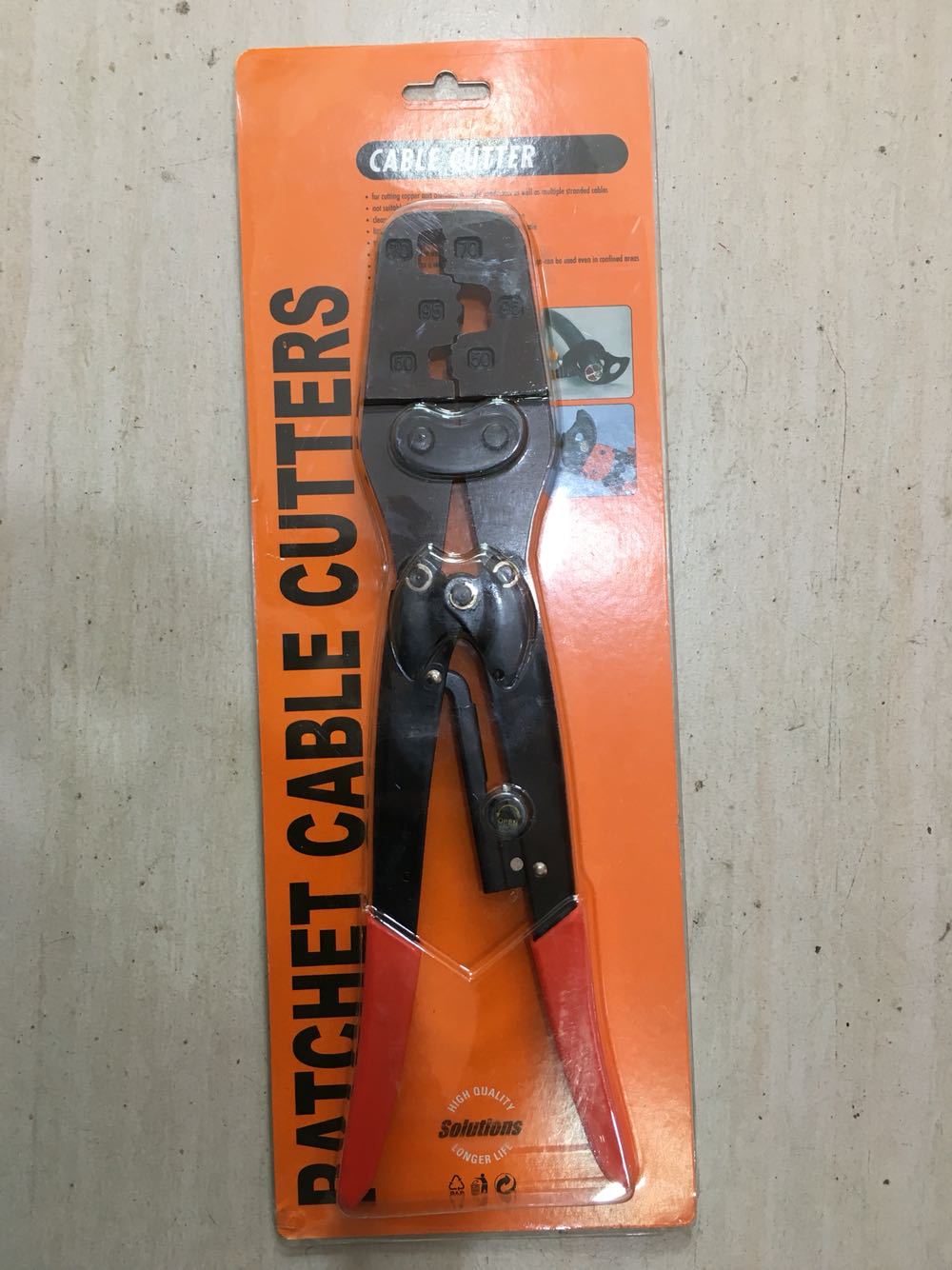 华胜工具 HS-50WF 端子压线钳 接线钳 冷压端子压接钳10-50平方