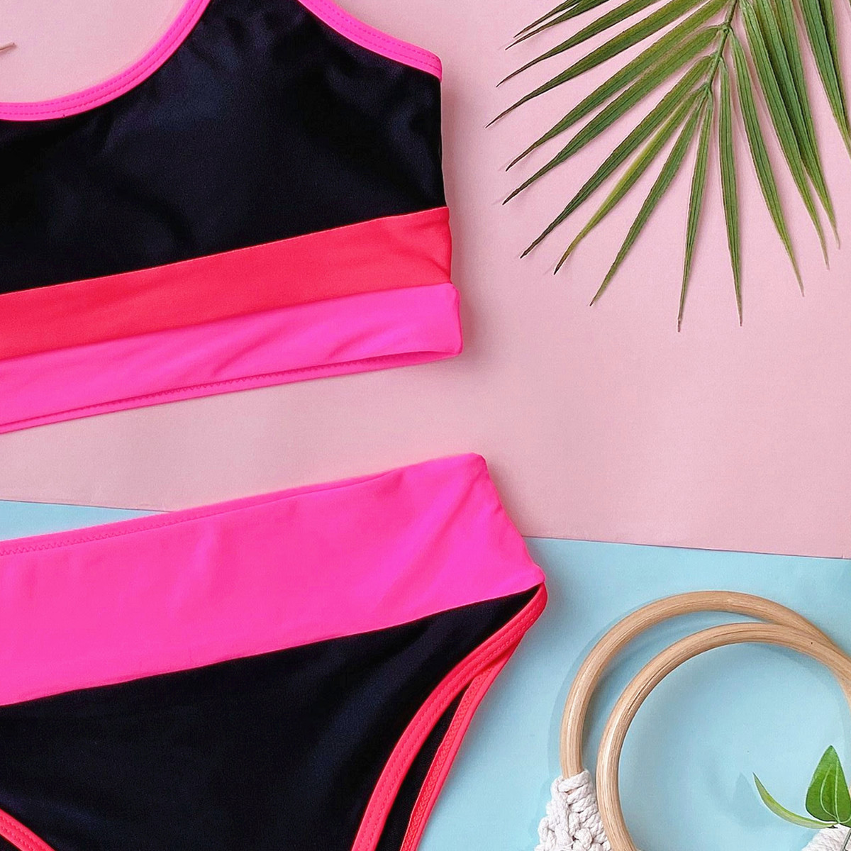 stitching split bikini NSDA9856