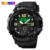 Neon street shockproof plastic swiss watch, sports dial, stepper, digital watch, digital display