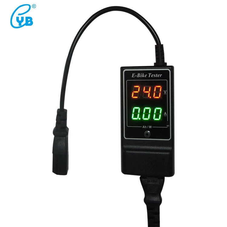 Детектор зарядного устройства электромобиля амперметр напряжения батареи 36V48v60v72v цифровой дисплей инструмент для осмотра ремонта