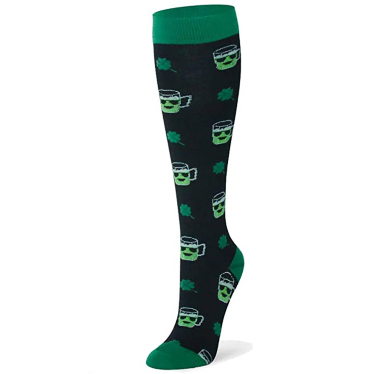 Unisexe Des Sports Géométrique Fibre D'acétate Nylon Crew Socks Une Paire display picture 16