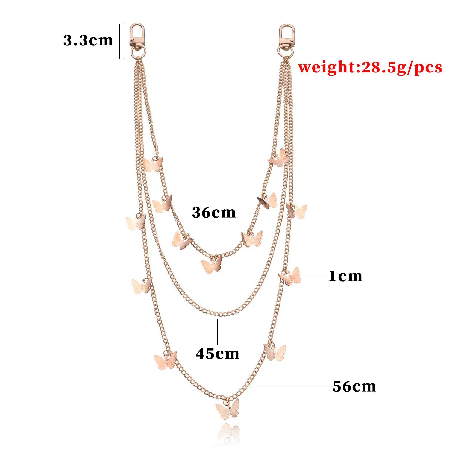 (Cross-border trading), accessory, metal chain, brace, European style, punk style