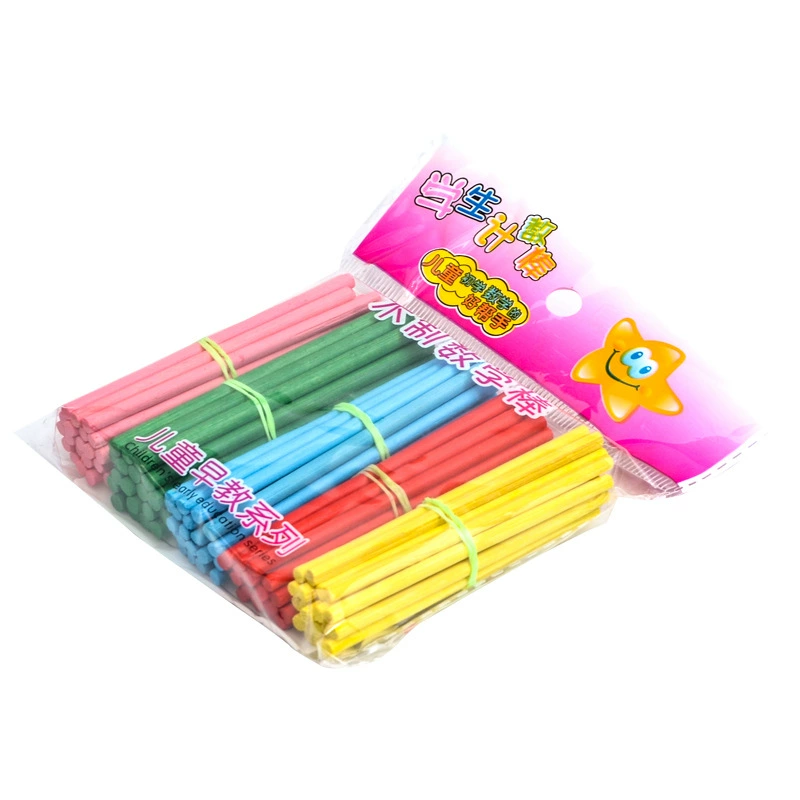 Деревянные counted sticks для детей, дидактические материалы по математике для начальной школы