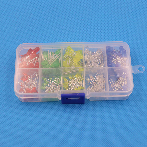 Luminous diode box is 3mm 5mm 5 -color