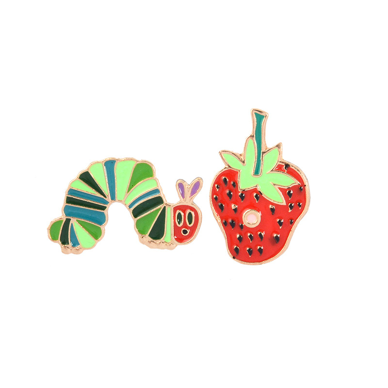 Fashion Strawberry Alloy Stoving Varnish Unisex Brooches display picture 8