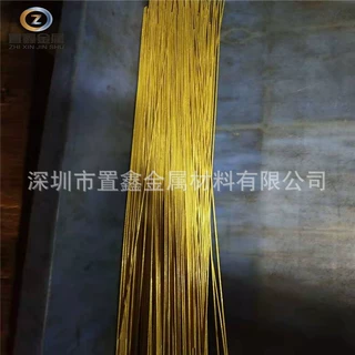 加工定制调直压扁黄铜线紫铜线纯铝线铝合金线不锈钢丝等金属材料