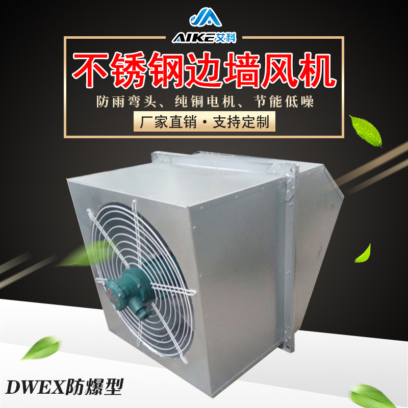 廠家直銷DWEX304不鏽鋼邊牆風機 帶防蟲網罩防爆邊牆軸流風機