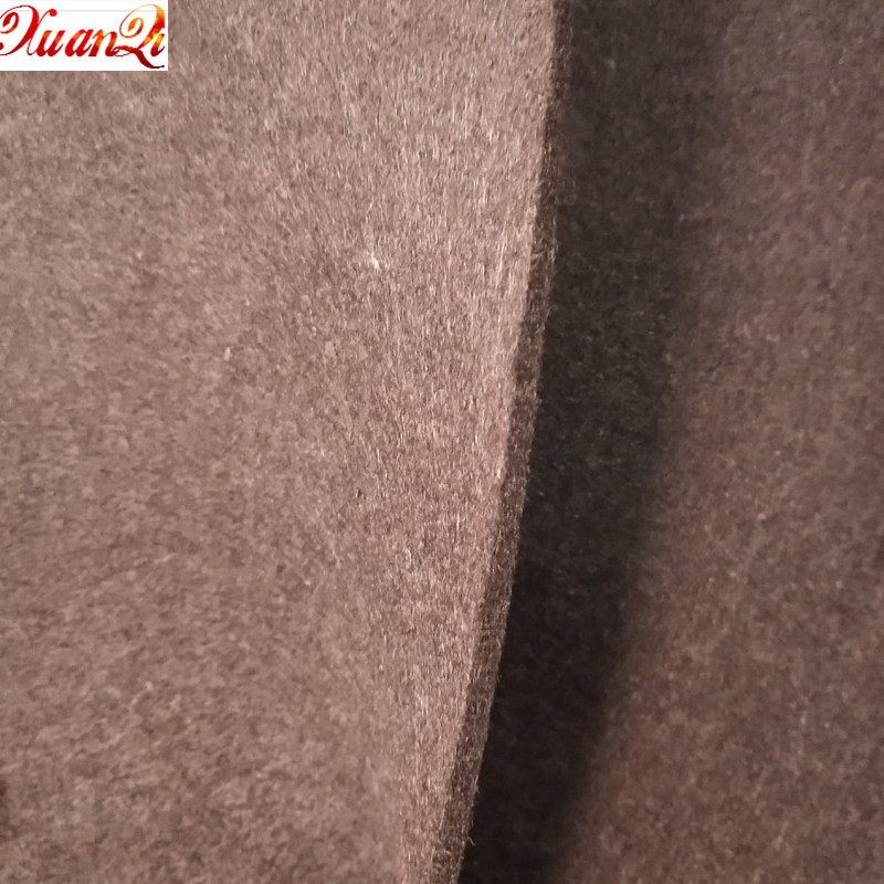 厂家直供 针刺毛毡 咖啡色毛毡 定制地毯地垫止滑点塑毛毡布